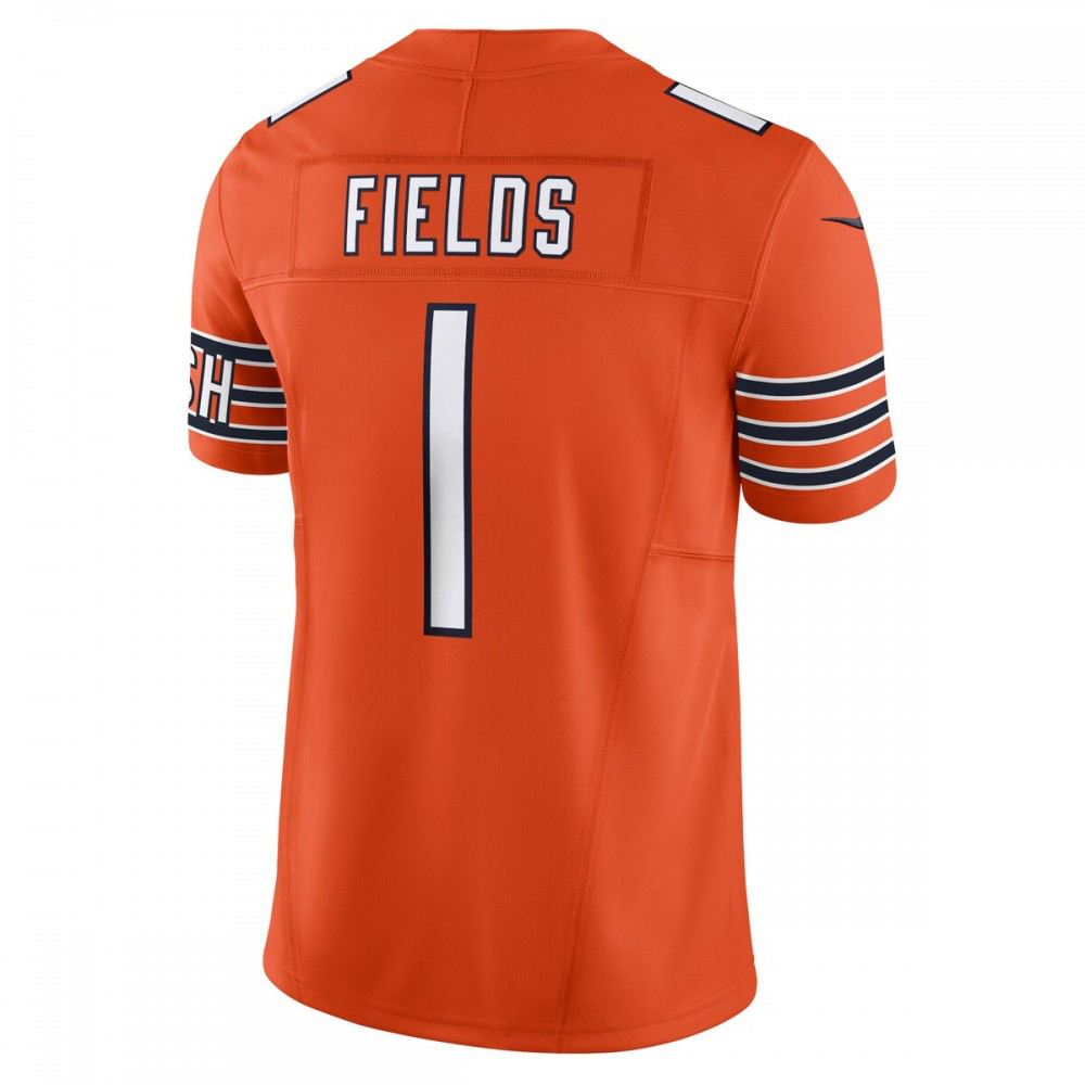 Justin Fields Chicago Bears Nike Vapor F.U.S.E. Limited Jersey - Orange-GridironStore